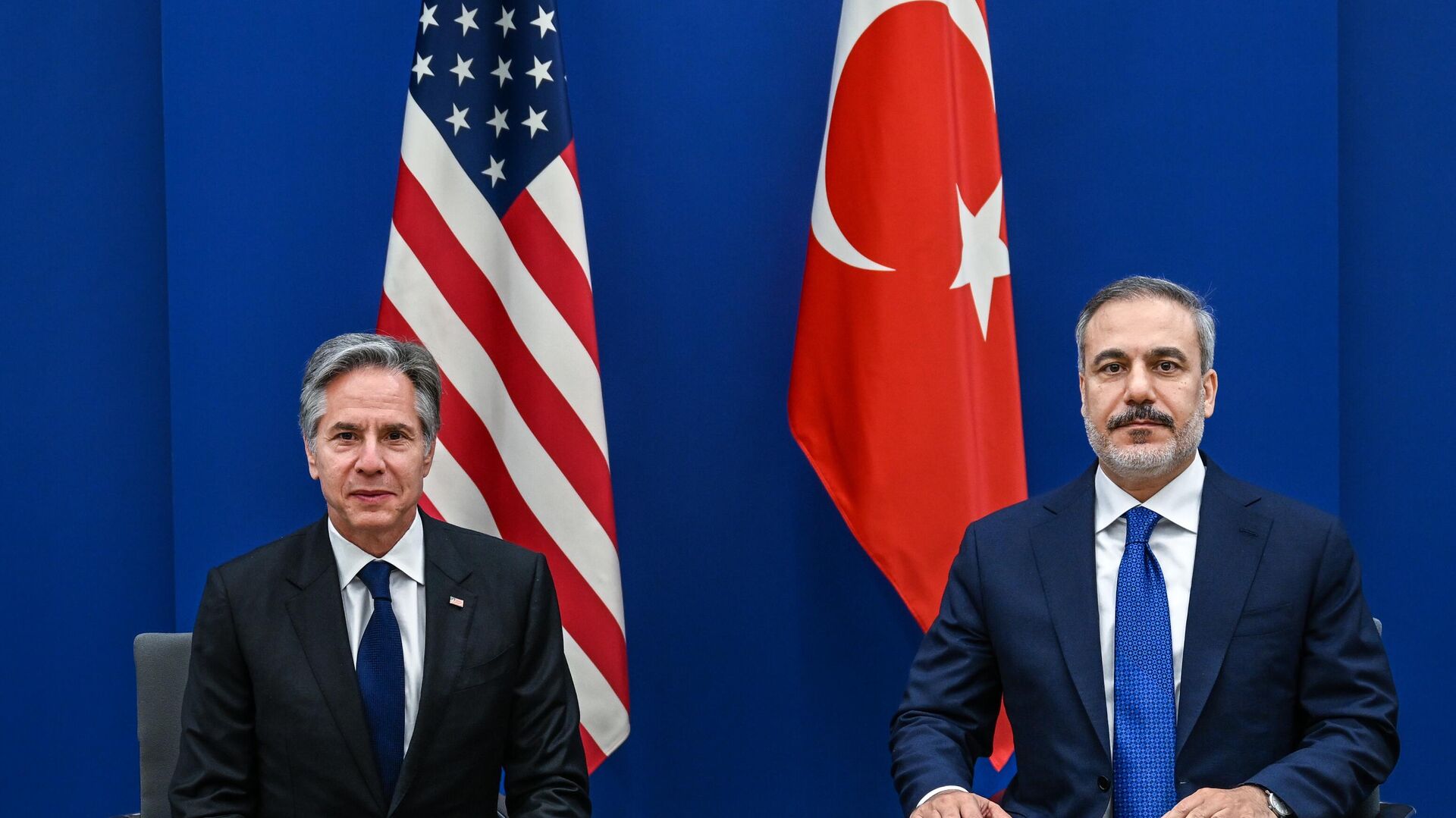 Dışişleri Bakanı Fidan, ABD Dışişleri Bakanı Antony Blinken&#8217;la Hamas-İsrail müzakerelerini görüştü