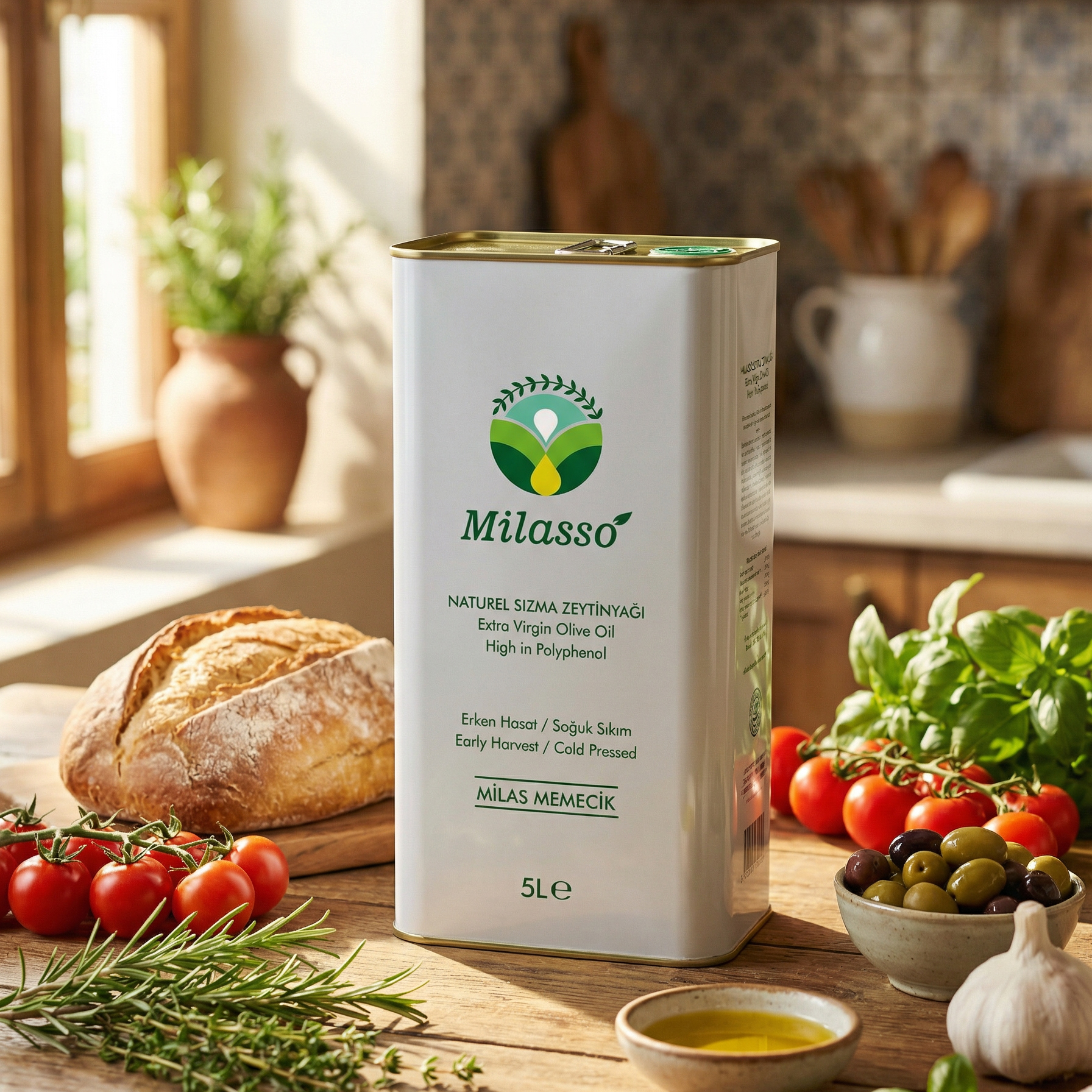 Premium Extra Virgin Olive Oil 5lt | Milasso | Milasso
