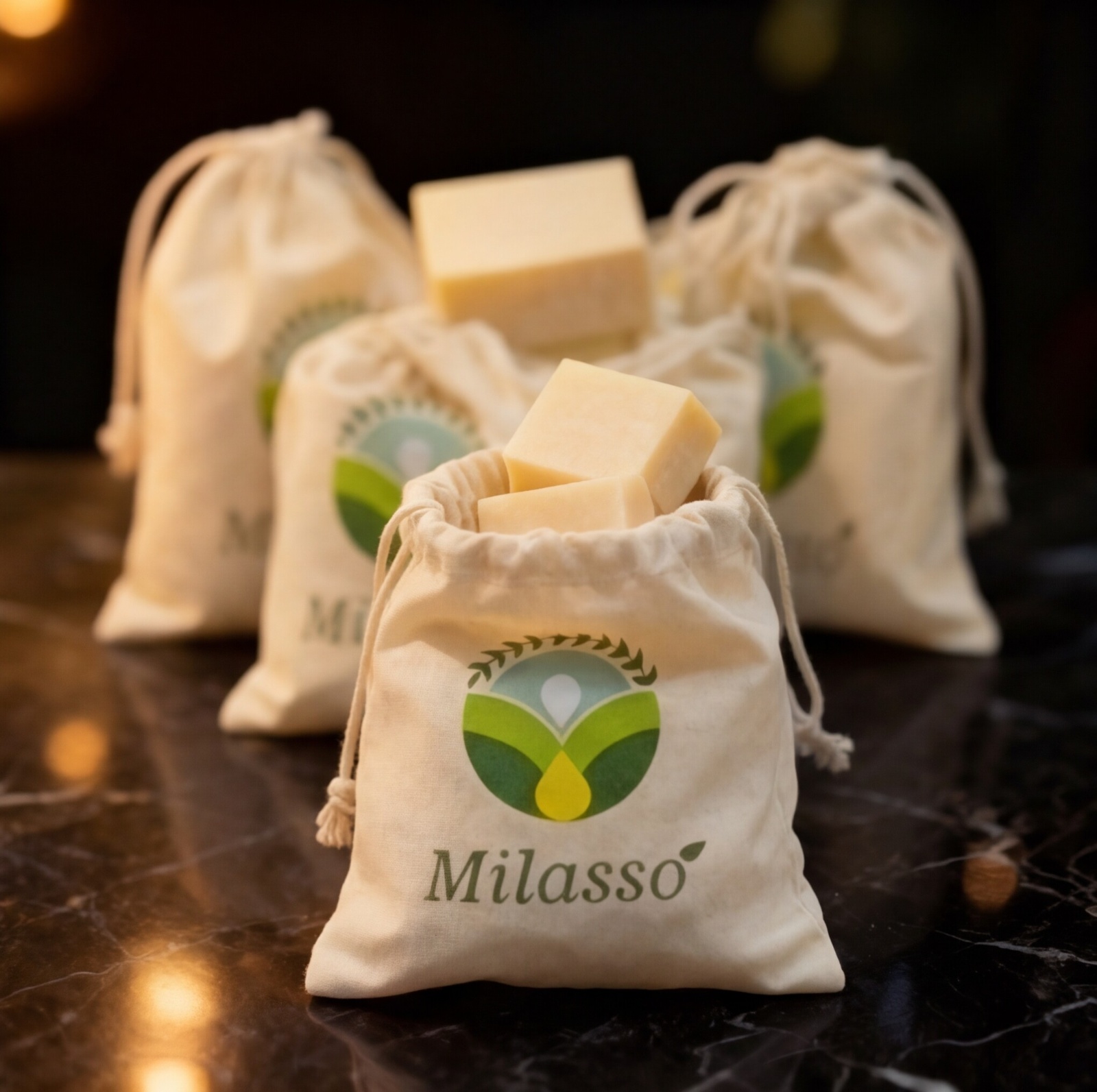 Milasso Zeytinyağlı Sabun 12'li Paket | %100 Doğal El Yapımı Sabun |  